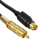 Przyłącze wtyk SVHS 4pin na wtyk RCA (cinch) 15m