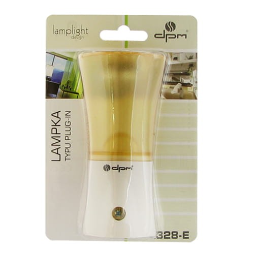 Lampka nocna LED z wyłącznikiem, pomarańczowa 220V/50Hz