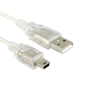 Przyłącze USB 2.0 wtyk A na wtyk miniUSB 5 pinowy (do aparatów Canon) 1m