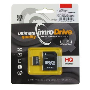 Karta pamięci micro SD HC 4 GB + adapter