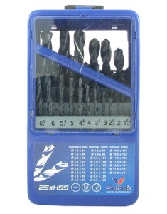 Zestaw wierteł 1.0-13.0 NWKa HSS - 25 wierteł