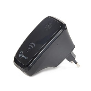 REPEATER - ROUTER Wi-Fi B/G/N300 mini GEMBIRD wpinany do gniazdka 220V + LAN + WPS