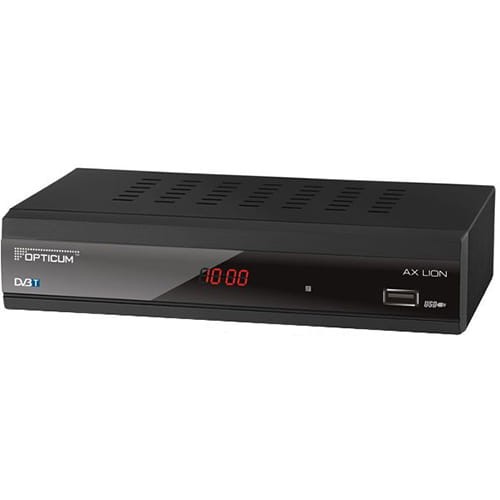 Odbiornik MPEG4 Opticum HD AX Lion do telewizji cyfrowej naziemniej DBV-T