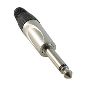 Wtyk jack 6.3mm mono metal
