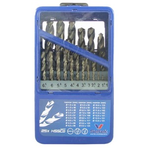 Zestaw wierteł 1.0-13.0 NWKa HSS-Co - 25 wierteł