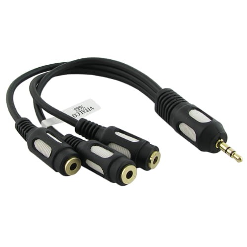 Rozgałężnik wt.3.5*3gn 3.5mm stereo na przewodzie