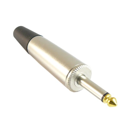 Wtyk Jack 6.3mm mono metalowy mikrofonowy