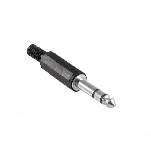 Wtyk Jack 6.3mm stereo na kabel