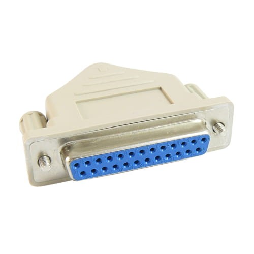 Adapter gniazdo D-SUB 25 na gniazdo miniDIN6 PS2