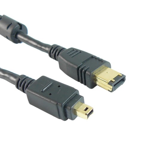 Przyłącze IEEE 1394 FireWire 6 pinowe na 4 pinowe 2m