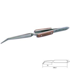 Pęseta zakrzywiona długość 164mm 1PK-117T