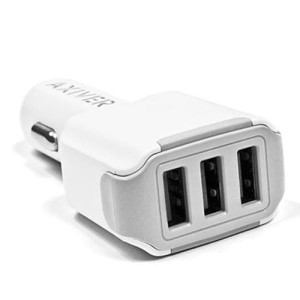 Ładowarka samochodwa 3 gniazda USB 4.4A