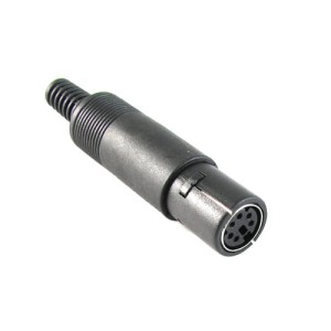 Gniazdo miniDIN/SVHS 6-pinowe na kabel