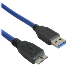 Przyłącze USB 3.0 Wyk A na wtyk mikro USB długość 1m