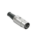 Wtyk DIN 5-pinowy (545) na kabel metalowe HQ