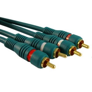 Przyłącze 2 wtyki RCA na 2 wtyki RCA HiFi 5m