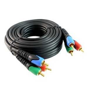 Przyłącze 3 wtyki RCA na 3 wtyki RCA (RGB) P-K 5m