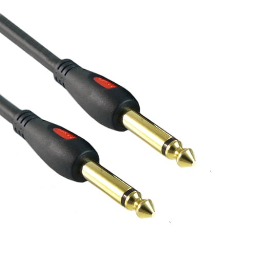 Przyłącze wtyk Jack 6.3mm mono na wtyk Jack 6.3mm mono PROLINK 10m