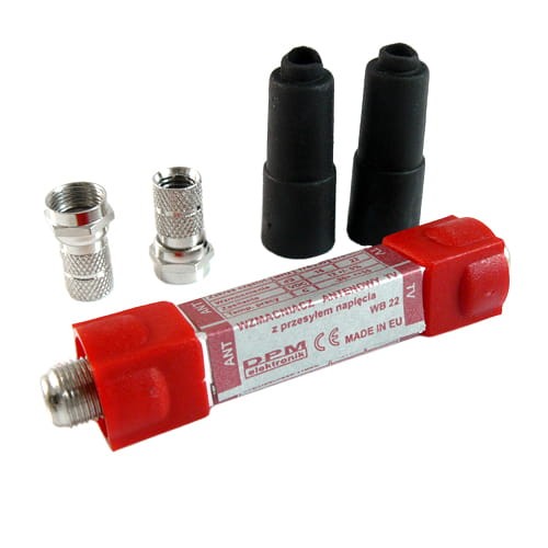 Wzmacniacz antenowy liniowy (z przesyłem napięcia) 22dB