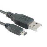 Przyłącze USB 2.0 wtyk A na wtyk miniUSB (do aparatów Philips/HP)