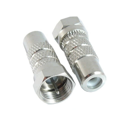 Adapter wtyk F na gniazdo RCA cinch