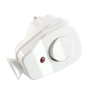 Wtyczka sieciowa kątowa z LED i wyłącznikiem (produkcja Polska)