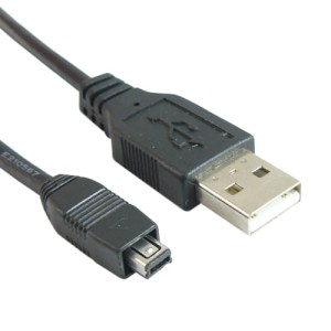 Przyłącze USB 2.0 wtyk A na wtyk miniUSB A 4pinowy