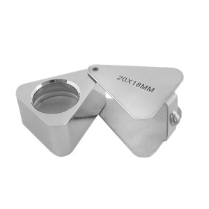 Lupa składana metal 18mm, 20x