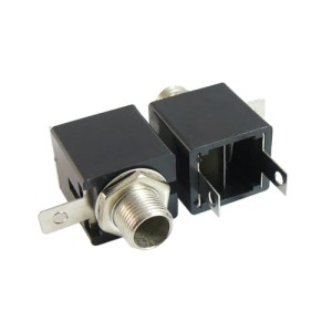 Gniazdo Jack 6.3mm stereo do obudowy plastikowe