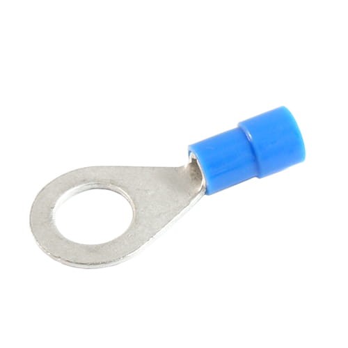 Konektor oczkowy izolowany średnica 8.4 mm niebieski przekrój przewodu 0.5 - 1.5 mm2 - opakowanie 100 sztuk