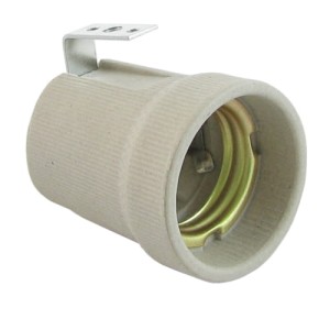 Oprawka żarówki E27 z uchwytem