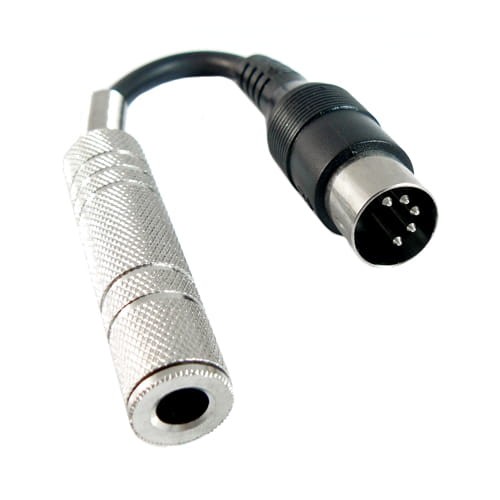 Adapter wtyk DIN 5-pinowy 545 na gniazdo Jack 6.3mm