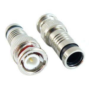 Wtyk BNC na kabel RG6 kompresyjny