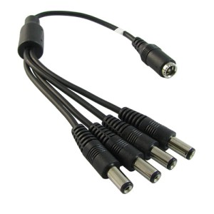 Zasilający rozgałęźnik DC 4*Gniazo 2.1/5.5