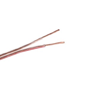 Kabel głośnikowy przeźroczysty TLYp dwużyłowy CCA (aluminiowy) grubość żył 2 x 1.5 mm2