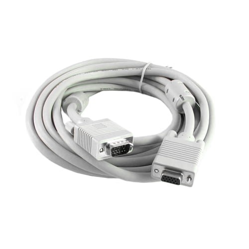 Przyłącze wtykSVGA 15M na gniazdo SVGA 15F 10m ekranowane HQ
