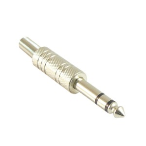 Wtyk Jack 6.3mm stereo metalowy