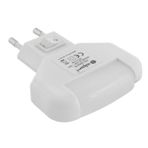 Lampka nocna LED czerwona z wyłącznikiem