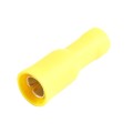 Konektor cylindryczny żeński 64809 izolowany żółty przekrój przewodu 2.5 - 6 mm2