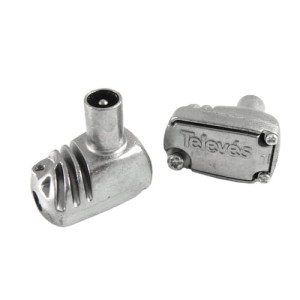 Wtyk antenowy kątowy profesjonalny TELEVES