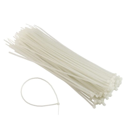  Opaska kablowa 290/3.6 biała - opakowanie 100 sztuk