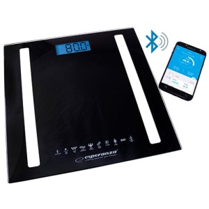 Waga łazienkowa - diagnostyczna 8w1 z bluetooth czarna