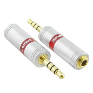 Przejście wtyk 3.5 4-polowy/gniazdo 3.5stereo