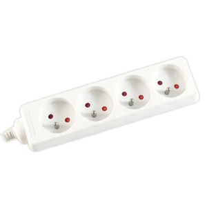 Przedłużacz - 4 gniazda 3m