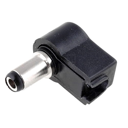 Wtyk zasilający DC 2.5mm/5.5mm kątowy