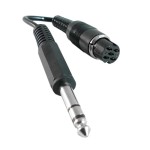 Adapter gniazdo DIN 5-pinowe (590) na wtyk Jack 6.3mm