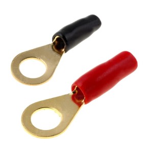 Złącze samochodowe oczkowe średnica 8mm na kabel do 6mm2 zaciskane