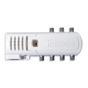 Antenowy wzmacniacz domowy 6 wyjść TELEVES