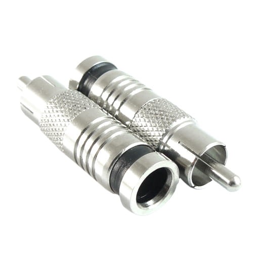 Wtyk RCA cinch na kabel RG59 kompresowany