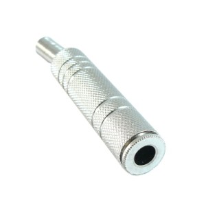 Gniazdo Jack 6.3mm stereo na kabel metalowe